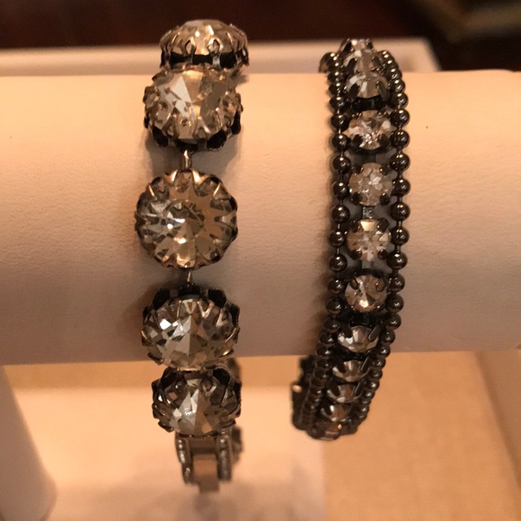 Stella & Dot Vintage crystal bracelets - Picture 2 of 5